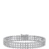 Best deal 🔔 1 ct. t.w. Diamond Triple Row Tennis Bracelet in Sterling Silver by Belk & Co. ✔️