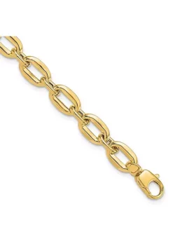 Best deal 🧨 14K Yellow Gold Polished Fancy Link Bracelet by Belk & Co. ✨ -DealsBelk & Co. Store Belk 12537