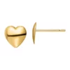 Budget 🌟 14K Yellow Gold Polished Heart Post Earrings by Belk & Co. 🌟