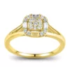 Best deal ⭐ 1/4 ct. t.w. Diamonds Ring in 10K Yellow Gold by Belk & Co. ⭐