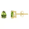 Wholesale 🔥 14K Gold 6x4 Pear Shape Peridot Earrings by Belk & Co. ✔️