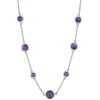 Cheapest 🥰 Amethyst Necklace in Sterling Silver by Belk & Co. 🔥