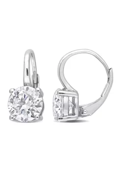 Discount 🔔 3.2 ct. t.w. Created Moissanite Solitaire Drop Earrings in Sterling Silver by Belk & Co. ⭐ -DealsBelk & Co. Store Belk 12831