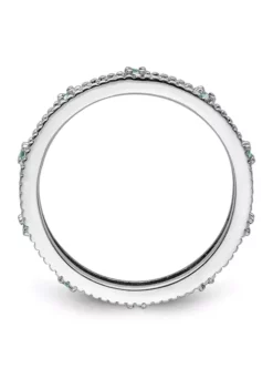 Flash Sale ⭐ 1/5 ct. t.w. Blue Topaz Stackable Expressions Ring in Sterling Silver by Belk & Co. 🔔 -DealsBelk & Co. Store Belk 12907