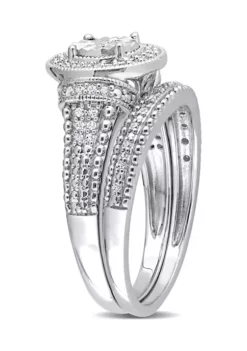 Best reviews of โญ 1/4 CT TW Diamond Oval Bridal Ring Set in Sterling Silver by Belk & Co. ๐ 8 Best reviews of โญ 1/4 CT TW Diamond Oval Bridal Ring Set in Sterling Silver by Belk & Co. ๐ -DealsBelk & Co. Store Belk 12920