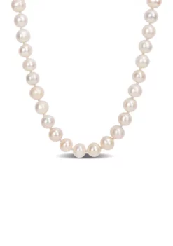 Brand new ๐ 7.5-8MM Freshwater Cultured Pearl Strand Necklace by Belk & Co. ๐