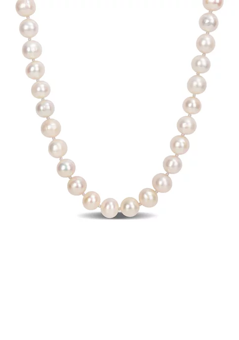 Brand new ๐ 7.5-8MM Freshwater Cultured Pearl Strand Necklace by Belk & Co. ๐ 1 Brand new ๐ 7.5-8MM Freshwater Cultured Pearl Strand Necklace by Belk & Co. ๐