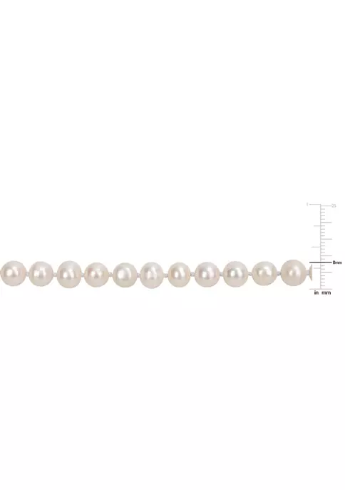 Brand new ๐ 7.5-8MM Freshwater Cultured Pearl Strand Necklace by Belk & Co. ๐ 3 Brand new ๐ 7.5-8MM Freshwater Cultured Pearl Strand Necklace by Belk & Co. ๐ - Image 3