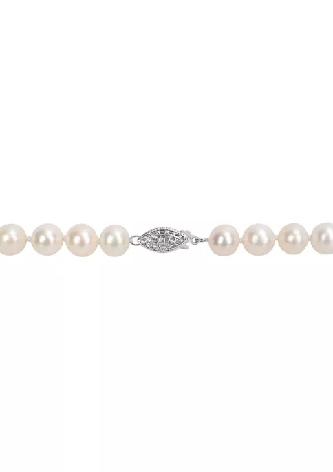 Brand new ๐ 7.5-8MM Freshwater Cultured Pearl Strand Necklace by Belk & Co. ๐ 4 Brand new ๐ 7.5-8MM Freshwater Cultured Pearl Strand Necklace by Belk & Co. ๐ - Image 4