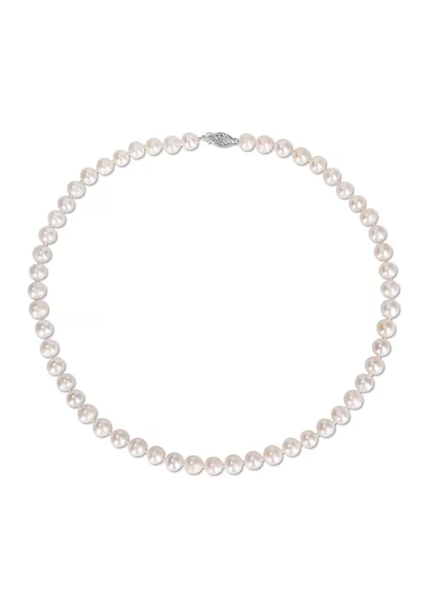 Brand new ๐ 7.5-8MM Freshwater Cultured Pearl Strand Necklace by Belk & Co. ๐ 5 Brand new ๐ 7.5-8MM Freshwater Cultured Pearl Strand Necklace by Belk & Co. ๐ - Image 5