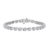 Best reviews of 🤩 1.75 ct. t.w. Created Moissanite X-Link Tennis Bracelet in Sterling Silver by Belk & Co. 🤩