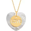 New 🎉 Heart Pendant Necklace in 10K Two Tone Gold by Belk & Co. 🎉