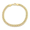 Brand new 😉 18k Yellow Gold Plated Sterling Silver 6.5mm Curb Link Chain Anklet, 9" by Belk & Co. 🔔