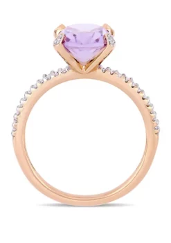 Best Pirce ⌛ 2.38 ct. t.w. Pink Amethyst and 1/10 ct. t.w. Diamond Oval Ring in 10k Rose Gold by Belk & Co. 😀 7 Best Pirce ⌛ 2.38 ct. t.w. Pink Amethyst and 1/10 ct. t.w. Diamond Oval Ring in 10k Rose Gold by Belk & Co. 😀 -DealsBelk & Co. Store Belk 12991