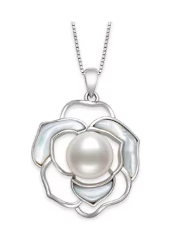 Discount ❤️ Mother of Pearl & Freshwater Pearl Pendant Necklace by Belk & Co. 💯