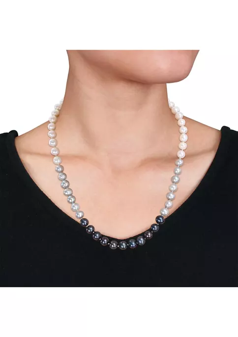 Outlet โค๏ธ 7.5-8MM Multi-Colored Freshwater Cultured Pearl Strand Necklace by Belk & Co. ๐ 2 Outlet โค๏ธ 7.5-8MM Multi-Colored Freshwater Cultured Pearl Strand Necklace by Belk & Co. ๐ - Image 2