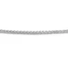 Brand new 🎁 14K White Gold 1.4 Millimeter Adjustable Wheat Chain by Belk & Co. 😀