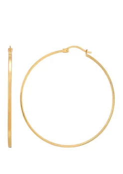 Top 10 👏 Tube Hoop Earrings in 10K Yellow Gold by Belk & Co. ✨ -DealsBelk & Co. Store Belk 13041