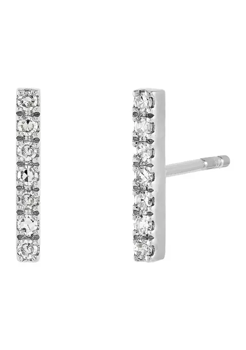 Best Pirce 🔥 1/5 ct. t.w. Diamond Pendant and Earring Set in Sterling Silver by Belk & Co. 🥰 3 Best Pirce 🔥 1/5 ct. t.w. Diamond Pendant and Earring Set in Sterling Silver by Belk & Co. 🥰 - Image 3