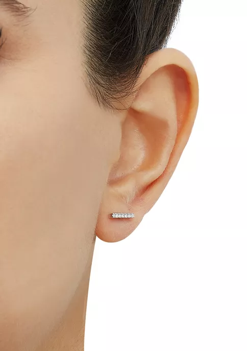 Best Pirce 🔥 1/5 ct. t.w. Diamond Pendant and Earring Set in Sterling Silver by Belk & Co. 🥰 5 Best Pirce 🔥 1/5 ct. t.w. Diamond Pendant and Earring Set in Sterling Silver by Belk & Co. 🥰 - Image 5