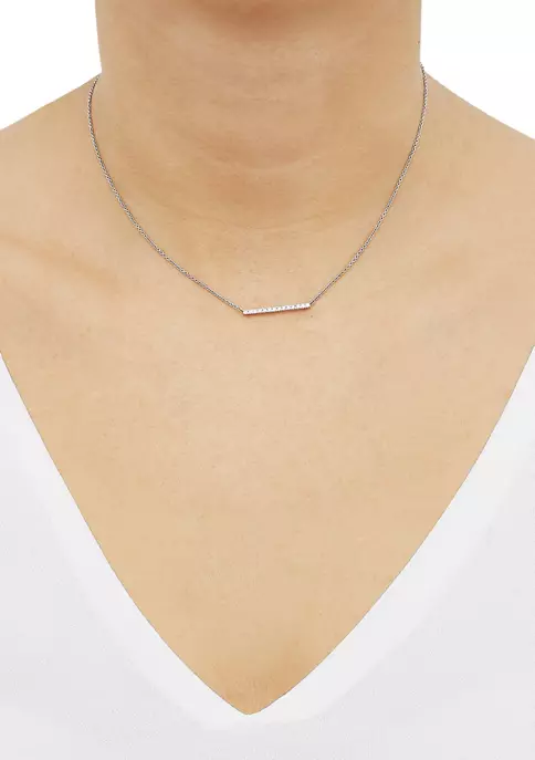 Best Pirce 🔥 1/5 ct. t.w. Diamond Pendant and Earring Set in Sterling Silver by Belk & Co. 🥰 9 Best Pirce 🔥 1/5 ct. t.w. Diamond Pendant and Earring Set in Sterling Silver by Belk & Co. 🥰 - Image 9