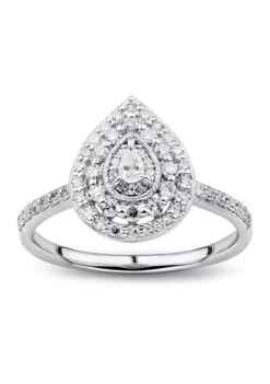 Budget 🛒 1/2 ct. t.w. Diamond Ring in 10K White Gold by Belk & Co. 🎁