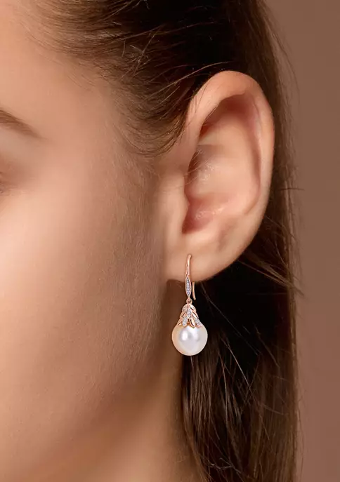 Cheap ๐ 12-12.5MM South Sea Cultured Pearl and Diamond Accent Drop Earrings in 14k Rose Gold by Belk & Co. ๐คฉ 4 Cheap ๐ 12-12.5MM South Sea Cultured Pearl and Diamond Accent Drop Earrings in 14k Rose Gold by Belk & Co. ๐คฉ - Image 4