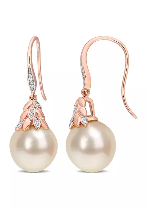 Cheap ๐ 12-12.5MM South Sea Cultured Pearl and Diamond Accent Drop Earrings in 14k Rose Gold by Belk & Co. ๐คฉ 5 Cheap ๐ 12-12.5MM South Sea Cultured Pearl and Diamond Accent Drop Earrings in 14k Rose Gold by Belk & Co. ๐คฉ - Image 5