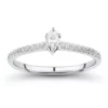 Cheapest 💯 1/4 ct. t.w. Marquise Diamond Engagement Ring in 10k White Gold by Belk & Co. ❤️