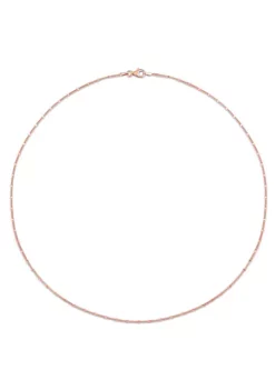 Wholesale 😀 Double Curb Link Chain Necklace in 18k Rose Gold Plated Sterling Silver, 20" by Belk & Co. 😍 -DealsBelk & Co. Store Belk 13168