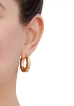 Buy 🤩 Square Tube Bold Hoop Earring in Sterling Silver by Belk & Co. 🌟 -DealsBelk & Co. Store Belk 13198