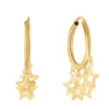 Best deal 😍 14 Karat Yellow Gold Star Drop Earring by Belk & Co. 🧨