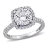 Buy ⭐ 2.5 ct. t.w. Lab Created Moissanite Halo Engagement Ring in 10K White Gold by Belk & Co. 🌟