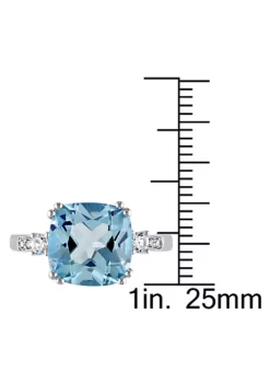 Best deal ⌛ 5.65 ct. t.g.w. Created White Sapphire, Sky Blue Topaz and 1/10 ct. t.w. Diamond Cocktail Ring in 10K White Gold by Belk & Co. ✔️ 8 Best deal ⌛ 5.65 ct. t.g.w. Created White Sapphire, Sky Blue Topaz and 1/10 ct. t.w. Diamond Cocktail Ring in 10K White Gold by Belk & Co. ✔️ -DealsBelk & Co. Store Belk 13254