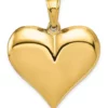 Brand new ✔️ 14K Yellow Gold Polished 3-D Puffed Heart Pendant by Belk & Co. ❤️