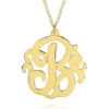 Discount 🧨 10k Yellow Gold B Monogram Necklace by Belk & Co. ⌛