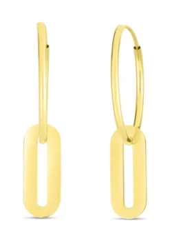 Outlet 🌟 14KY PAPERCLIP DROP EARRING by Belk & Co. ⭐ -DealsBelk & Co. Store Belk 13322