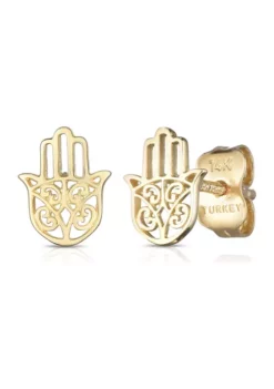 Best reviews of 🌟 14KY HAMSA POST EARRING by Belk & Co. 😀 -DealsBelk & Co. Store Belk 13386
