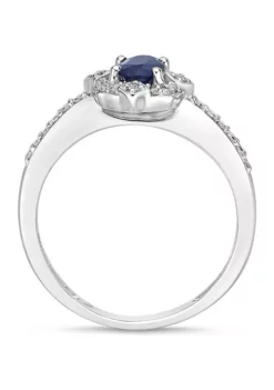 Discount ๐ 5/8 ct. t.w. Sapphire and 1/7 ct. t.w. Diamond Ring in 10K White Gold by Belk & Co. โค๏ธ 6 Discount ๐ 5/8 ct. t.w. Sapphire and 1/7 ct. t.w. Diamond Ring in 10K White Gold by Belk & Co. โค๏ธ -DealsBelk & Co. Store Belk 13389