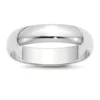 Best reviews of ⭐ Men's 14K White Gold 5 Millimeter Lightweight Half Round Band by Belk & Co. ✨