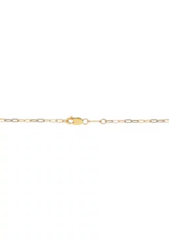 Best Sale ⭐ Dangle Slanted Mom Station Necklace in 10K Yellow Gold by Belk & Co. ✨ -DealsBelk & Co. Store Belk 13478