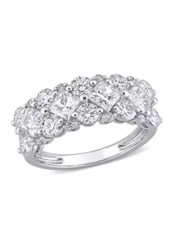Best reviews of 😉 3.62 ct. t.w. Lab Created Moissanite and 1/10 ct. t.w. Diamond Cluster Ring in 10K White Gold by Belk & Co. ⭐ -DealsBelk & Co. Store Belk 13558