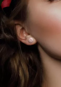 Best reviews of 😉 1.75 ct. t.w. Morganite and White Topaz Stud Earrings in 14k Rose Gold by Belk & Co. 🌟 -DealsBelk & Co. Store Belk 13589