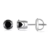 Brand new 🛒 1 ct. t.w. Black Diamond Solitaire Stud Earrings in 14k White Gold by Belk & Co. 😍