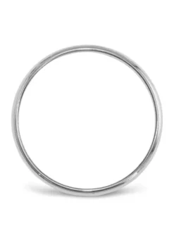 Best deal 🛒 Women's 14K White Gold 4 Millimeter Lightweight Half Round Band by Belk & Co. ✨ -DealsBelk & Co. Store Belk 13661