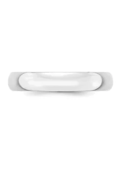 Best deal 🛒 Women's 14K White Gold 4 Millimeter Lightweight Half Round Band by Belk & Co. ✨ -DealsBelk & Co. Store Belk 13662