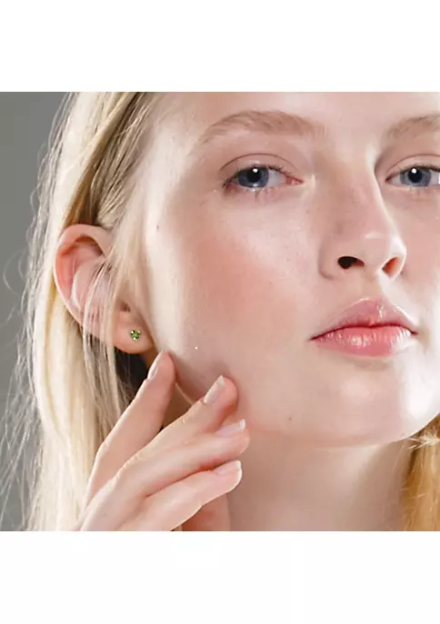 Best Sale โ 1.68 CT TGW Peridot Post Earrings Silver by Belk & Co. ๐ 4 Best Sale โ 1.68 CT TGW Peridot Post Earrings Silver by Belk & Co. ๐ - Image 4