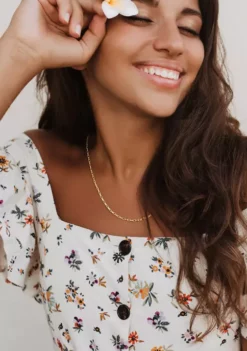 Best Pirce 🎁 18k Yellow Gold Plated Sterling Silver Fancy Rectangular Rolo Chain Necklace by Belk & Co. 🎉 -DealsBelk & Co. Store Belk 13724