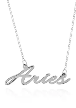 Wholesale 🧨 Sterling Silver Aries Necklace by Belk & Co. ✔️