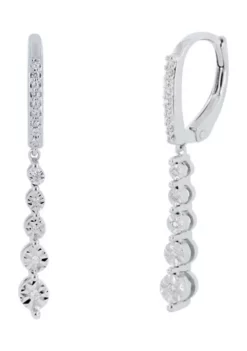 Outlet ✔️ 14K Yellow Gold 7-8mm White Rice Freshwater Cultured Pearl Dangle Threader Earrings by Belk & Co. ✔️ -DealsBelk & Co. Store Belk 1375